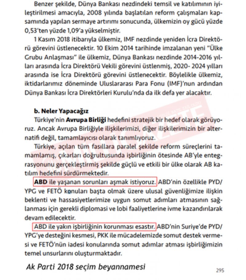 HANİ ABD SİZİ İSTEMİYORDU?
SİZ NİYE ABD'Yİ İSTİYORSUNUZ!

Meydanlarda Amerika'ya heyheyleniyoruz... Beyannamede ise 
"ABD ile yaşanan sorunları aşmak istiyoruz"
"ABD ile yakın işbirliğinin korunması esastır" diye yazılı söz veriyorsunuz. 

milligazete.com.tr/haber/1557053/…