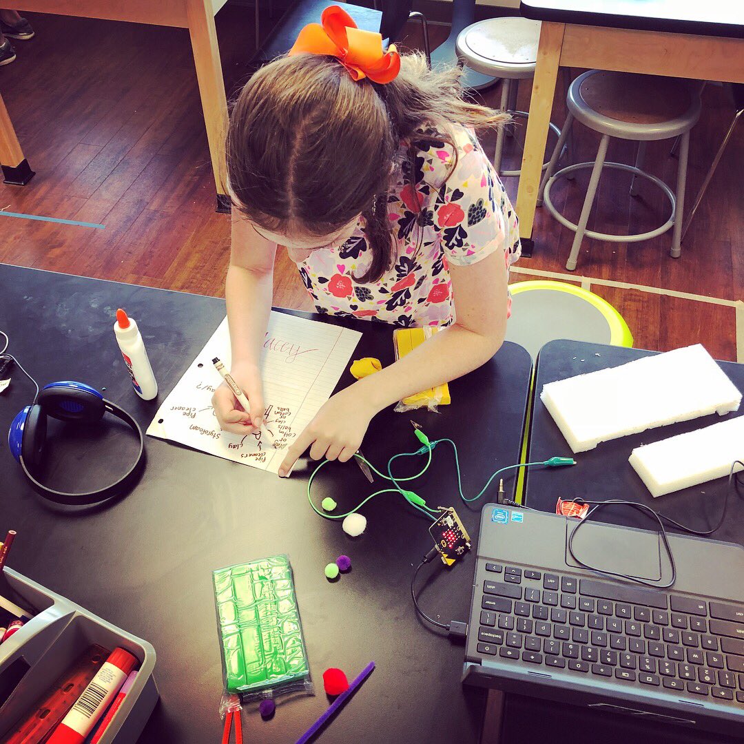 Courtney Post (@mrspostposts) on Twitter photo Day two of Summertime STEAM at VOE was all about design thinking. Students constructed their micro:pets while they continued coding their <a href="/microbit_edu/">Micro:bit Educational Foundation</a> programs #CSforAll #messySTEMLabbuthappykids <a href="/justlk/">Karen Justl</a> <a href="/Valley_Oaks/">VOE Elementary</a> <a href="/ScottMuri/">Scott Muri</a> <a href="/SBISD/">Spring Branch ISD</a> <a href="/SBISDEdTech/">SBISD EdTech</a> Day two of Summertime STEAM at VOE was all about design thinking. Students constructed their micro:pets while they continued coding their <a href="/microbit_edu/">Micro:bit Educational Foundation</a> programs #CSforAll #messySTEMLabbuthappykids <a href="/justlk/">Karen Justl</a> <a href="/Valley_Oaks/">VOE Elementary</a> <a href="/ScottMuri/">Scott Muri</a> <a href="/SBISD/">Spring Branch ISD</a> <a href="/SBISDEdTech/">SBISD EdTech</a>