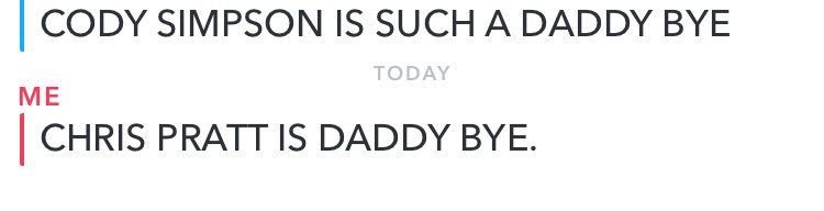 when you and your best friend have very different opinions on who is daddy. 😂