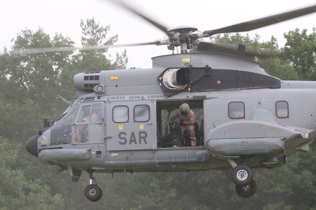 JorisvanBoven's tweet photo. 20180529 @Ala48_ea Puma of the @spairforce at Crayel (NL) trainingground during #APROC2018 exercise from Gilze-Rijen AB, exercise organized by @dhcluchtmacht https://t.co/P6rNfGhRU2