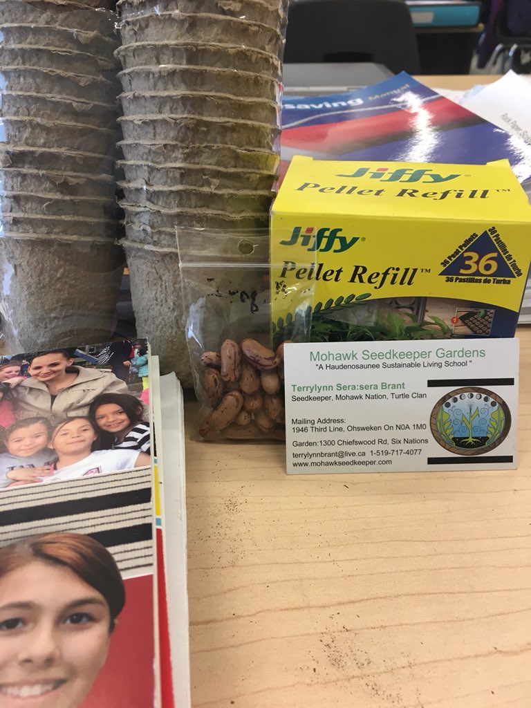 MsFoti007's tweet photo. Indigenous ed resource sharing, seed sharing &food sharing during a Lunch n’ Learn @KeeleMountview. Thank-u to @AEC_TDSB for info to share & to @NishDishMarket for feeding us& @Ojibiikaan_ 4 promoting seedsaving & food sovereignty. #seedsaving #94points @EMacklinOCT @Burgosity https://t.co/31JDHnsT44
