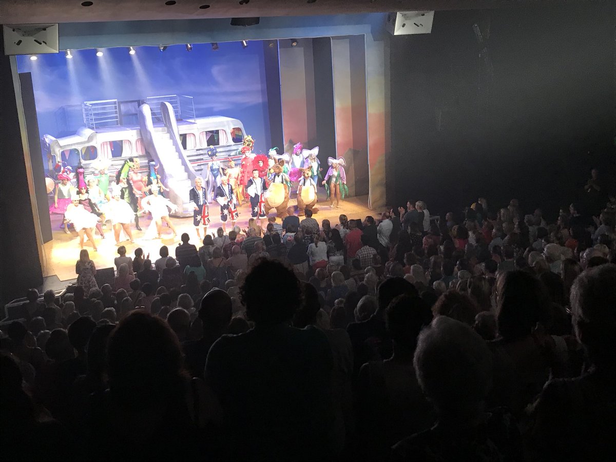 tiptoptheatre's tweet photo. A full house and a full standing ovation at the end of the show. What a great start to our run of Priscilla. 
Check the website for tickets - but be quick!! https://t.co/W3CL82CTKe