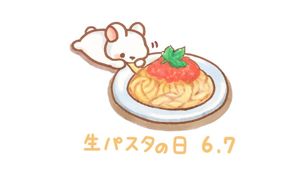 تويتر くぅもんせ على تويتر おはようございます 今日は 生パスタの日 だそうです 麺を食べるうさぎ 今日は何の日 生 パスタの日 生パスタ パスタ 麺 うさぎ イラスト T Co N9kd4c4qxk