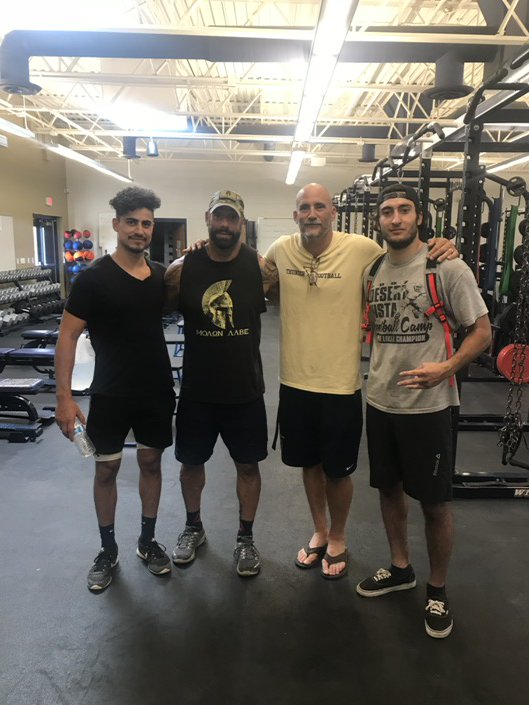 DanHinds's tweet photo. Rashad and Randy Sleem, DV alumni, great hill work out today with the Thunder! https://t.co/xLogxpZokd