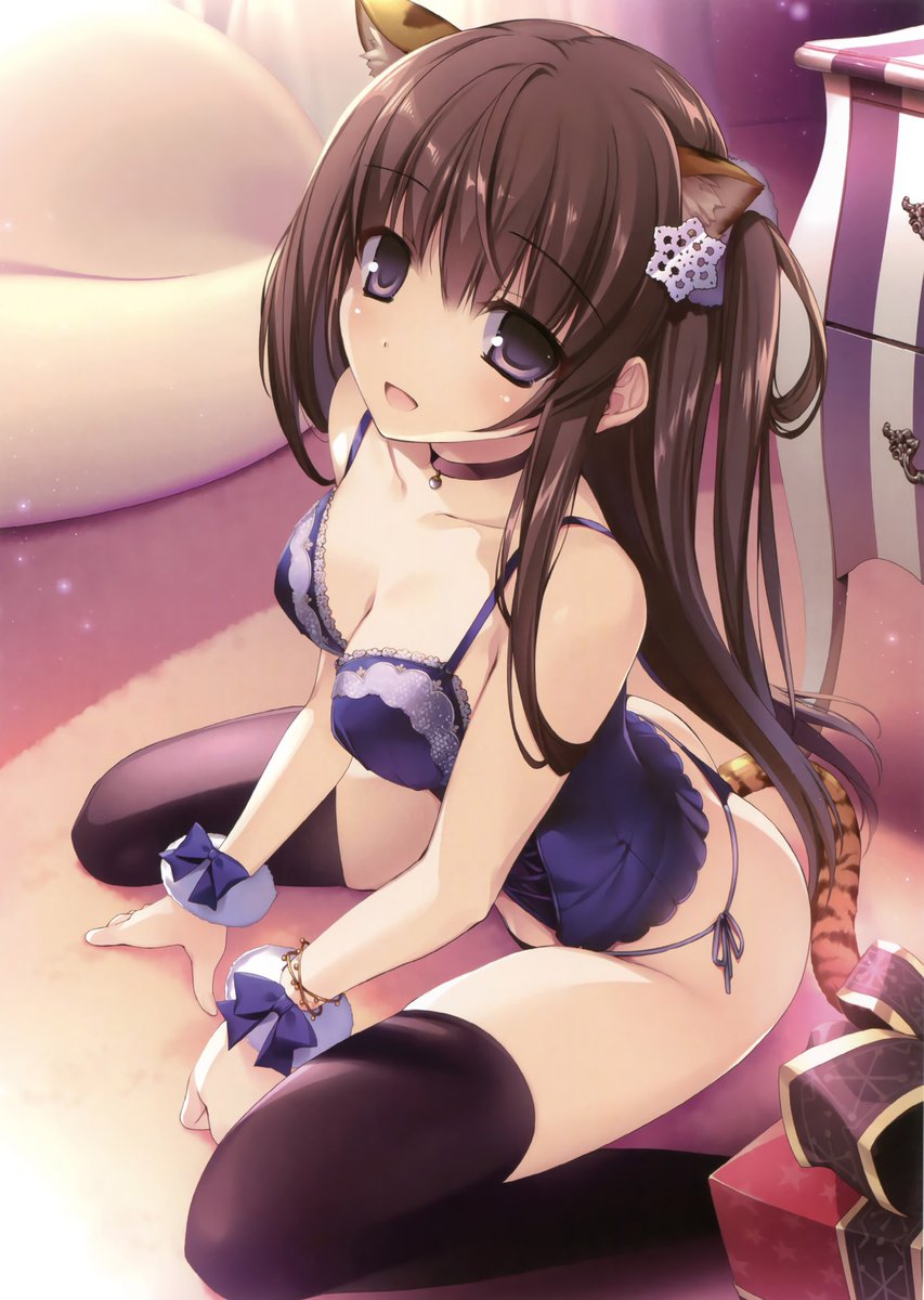 AhriChan_'s tweet photo. D-do you like my new outfit master @Kieran_443  *wags my tail and blushes* https://t.co/TFJ9eQ9OKM