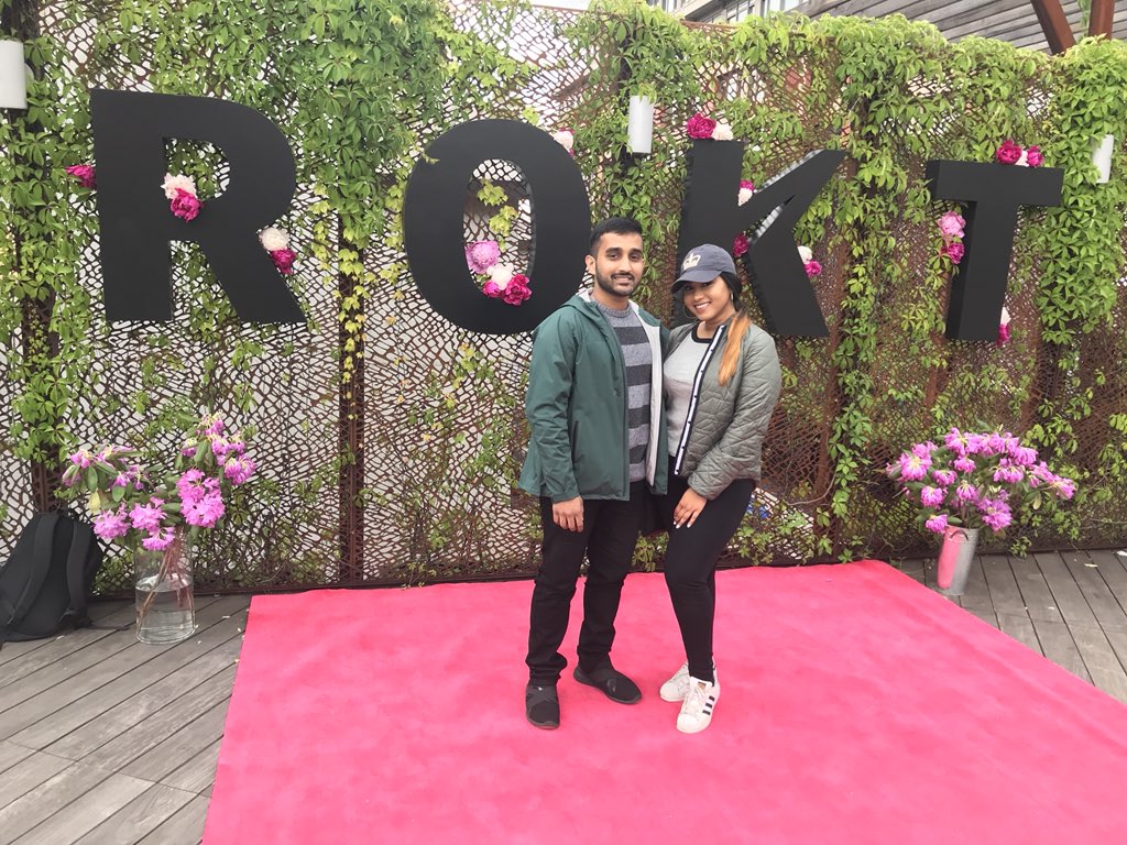 ROKT's tweet image. Rokt the Rooftop 2018 is on! Rolling out the beetroot carpet for our friends at AMC Network. #amcnetwork #rokt #happiestplaceinNYC