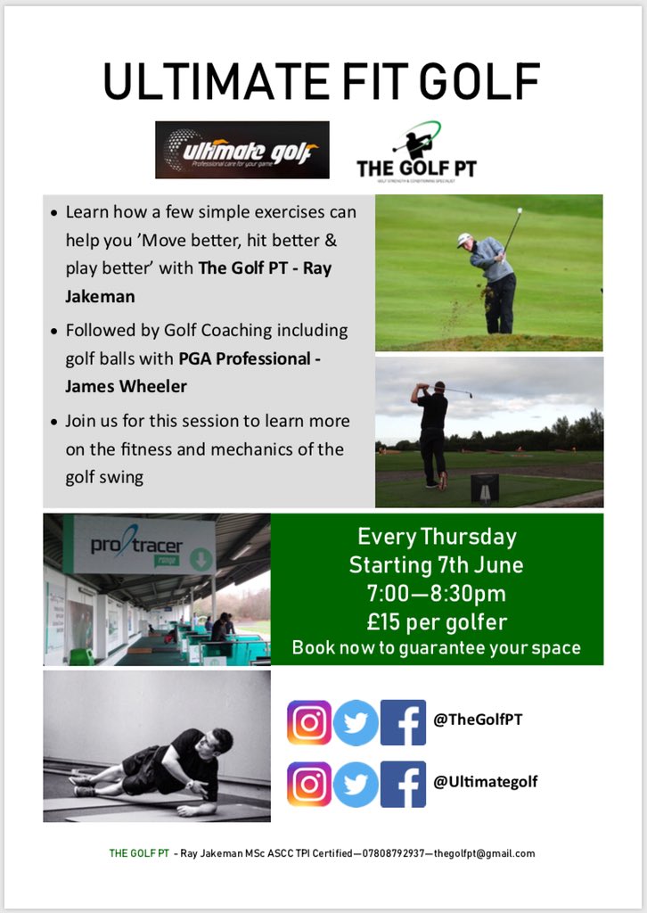 FREE TOMORROW NIGHT!!!!this is a screening for all golfers, just turn up...
A MUST FOR ANY GOLFER!
Retweet for a chance to win a Trackman lesson.
Winner of the post announced Friday 
#golf #fitness #fit #trackman #fun #winner #golfclubs #yards #summer #free  #stretching #backpain