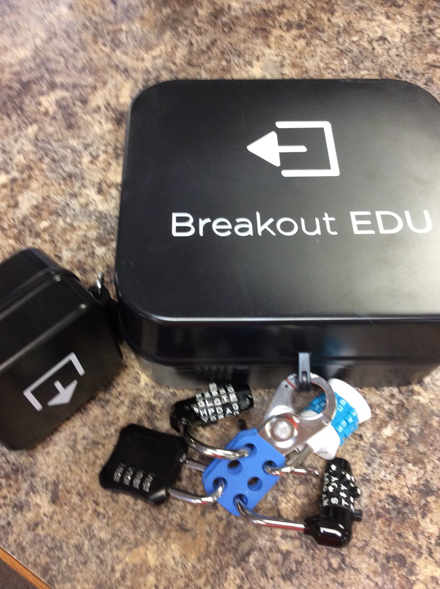 Tonight is High School Night at the Library!! Join us at 7 pm as we try to break in to a breakout box. Can you find the clues and break in before time runs out??