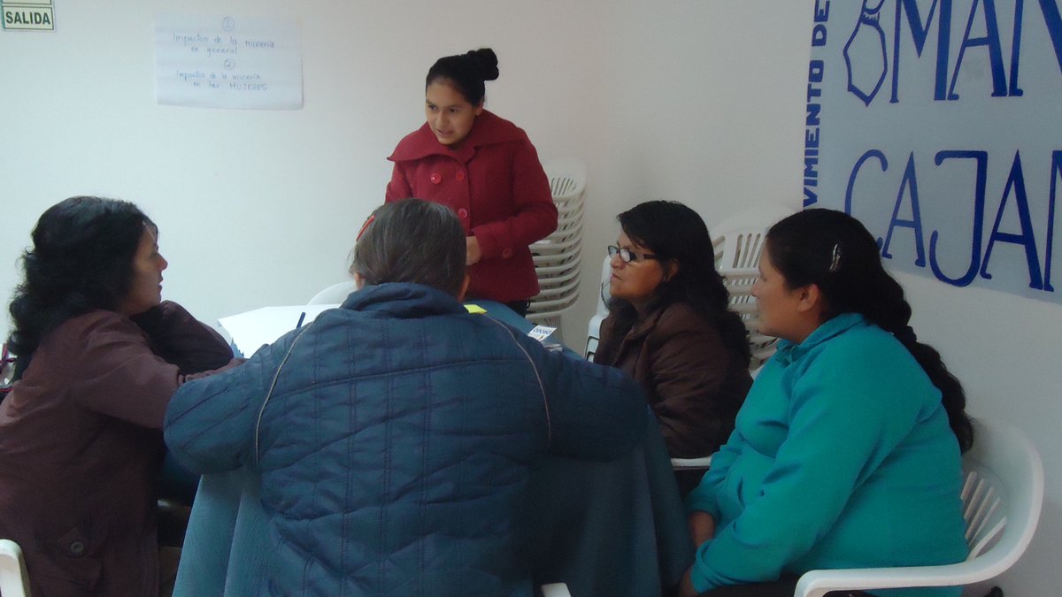 RedULAM's tweet photo. Varias actividades desarrolló Aso. Mujeres en Defensa de la Vida de Cajamarca durante visita de integrante de ULAM de Ecuador. Léalo en: https://t.co/44nJPCWohy
#ULAM
#DefensorasVidaPerú
#MujeresResistenciaLA
#MujeresDefensorasLA
#NOviolenciacontraDefensoras
#MujeryMinería https://t.co/tBFOq7Rbez