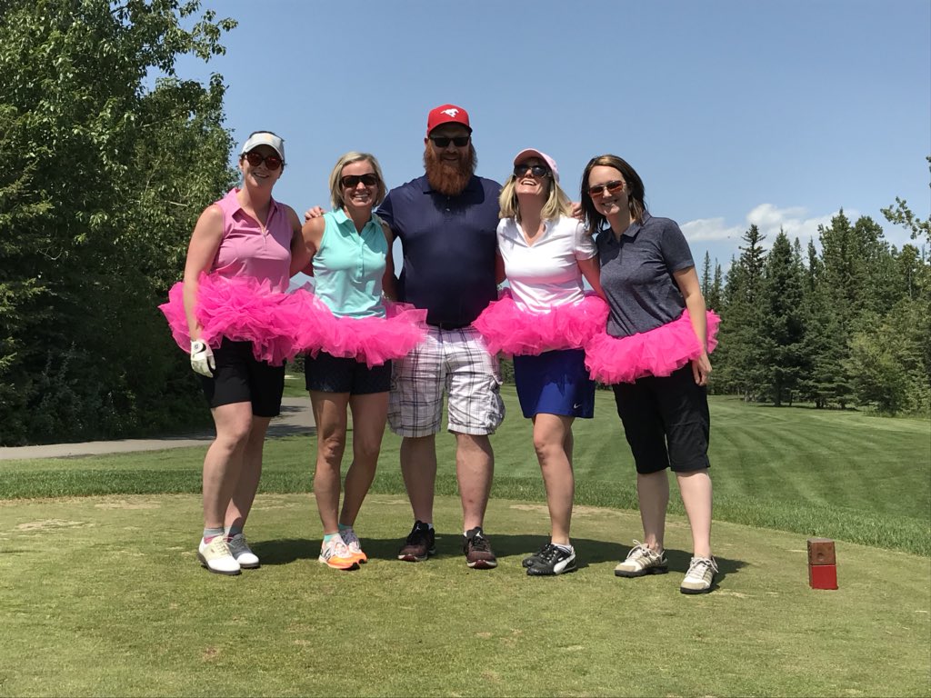 BBCANRyan's tweet photo. Me and the TuTus! #golf4girlsyyc #KinCalgary #madebymomma https://t.co/yN3ST6kLWk