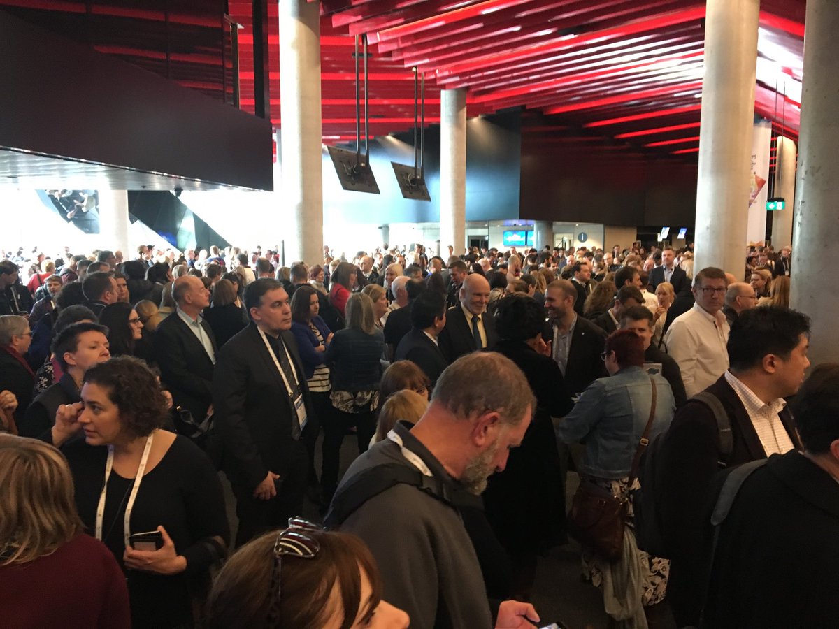 The EduTECH crowd continues to build.