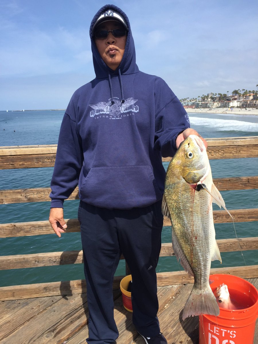 Big Spot Fins coming up on pier