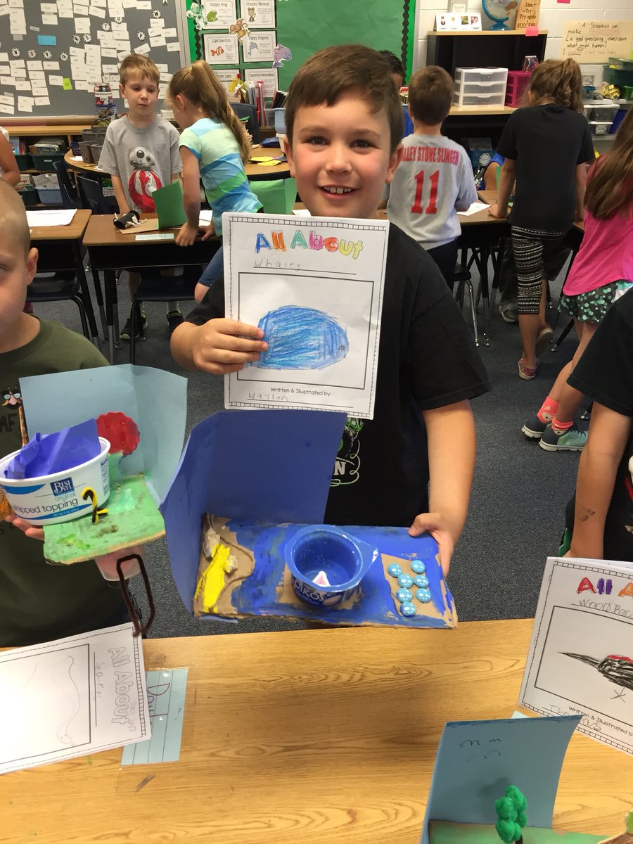 Unicycle1Wheelr's tweet photo. Gallery walk for the animal habitats they built! https://t.co/sDKszPRxZi
