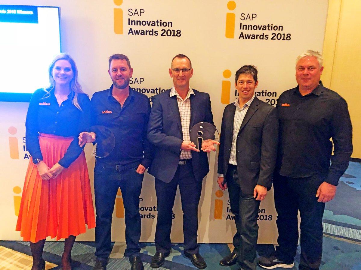 GlendaGodfrey's tweet photo. #SAPPHIRENOW SAP Best Run Award winner #ballanceagrinutrients and @SoltiusNZ - very proud to take out this supreme award beating 170 companies worldwide @NickM_SoltiusNZ - we rock!!!! https://t.co/CB2IvhnTVu