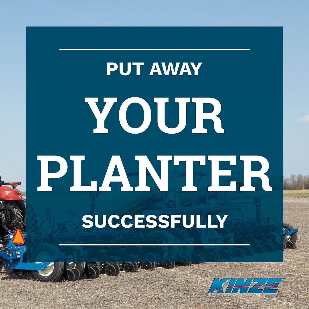 Done planting? Here's a helpful checklist to ensure your planter it put away properly: bit.ly/2Jcf1hA.

#KinzePlant18