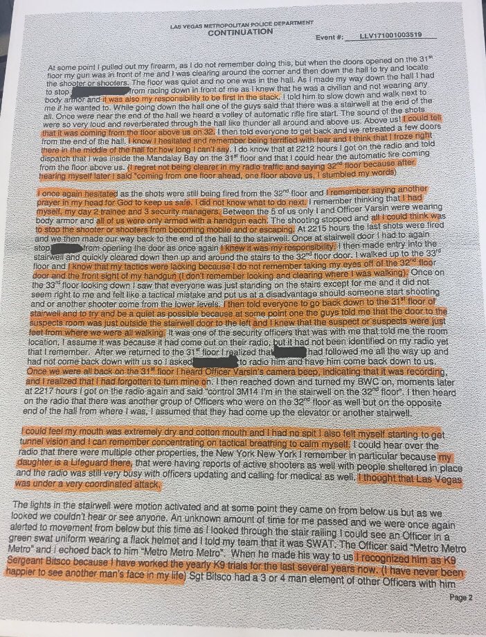 4ReUnitedStates's tweet photo. @Eptesicus7 @doug_poppa I’m sorry to say LVMPD does or #Hendrex was assigned as their designated fall guy. I felt sorry for the people he had w/him, BUT at least he had courageous armed @MandalayBay security officers willing to run into danger. I wanted to yell at Hendrex to, “RUN!” while reading this! https://t.co/lttJBNaKbw