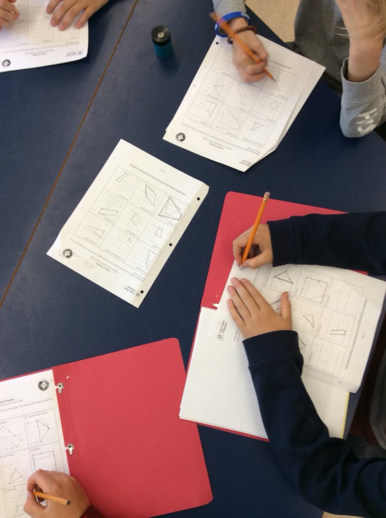 DebDunham16's tweet photo. Students worked cooperatively today to solve challenging math puzzles! 
#teamwork
#mathreallyisfun https://t.co/gwZBYbTUAx
