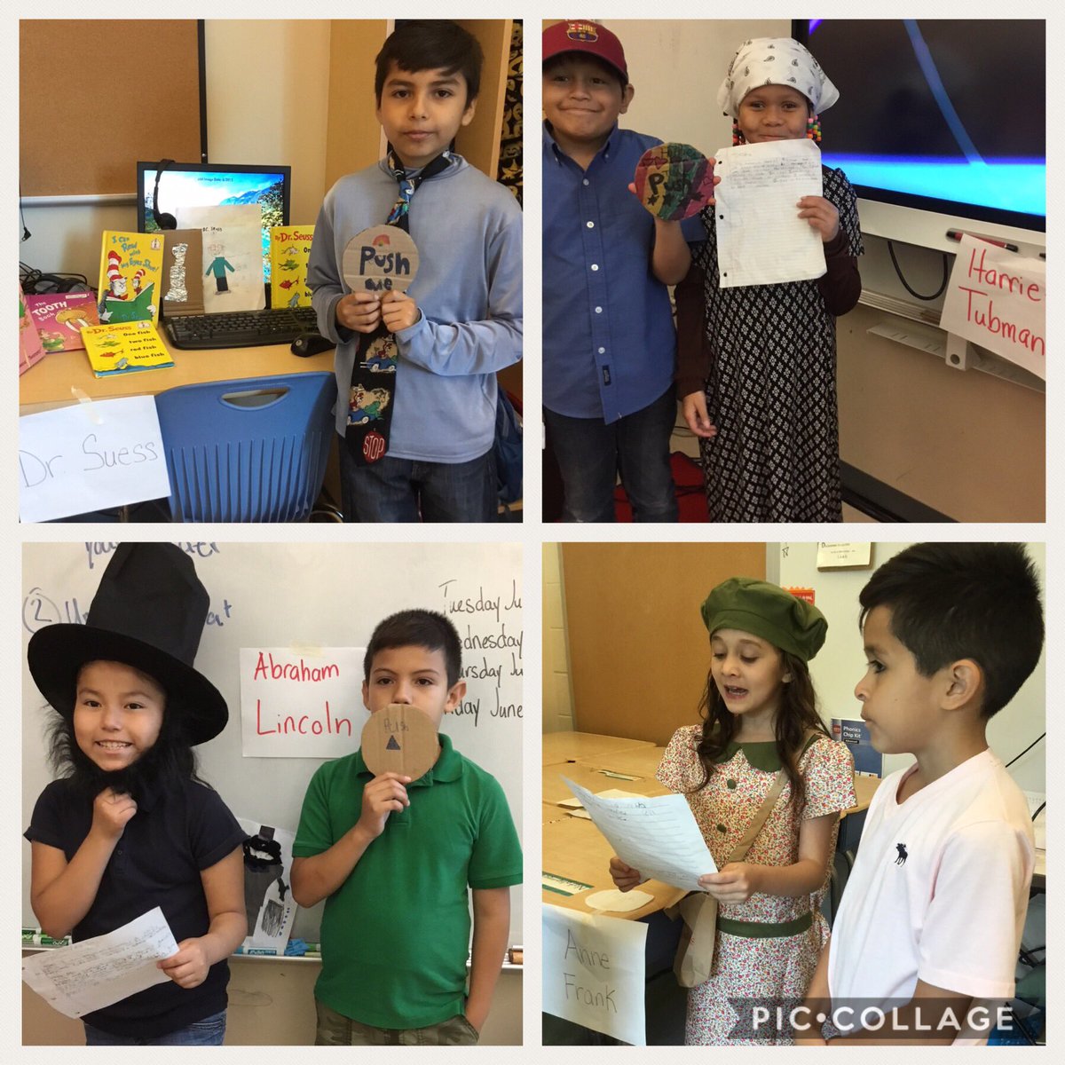 clayfoster315's tweet photo. Human Time Line...Third Grade Historical Figure Wax Museum at #OberleES @ChristinaK12 #humantimeline #research #CSDpride #culminatingactivity https://t.co/KHRlAjMRt3