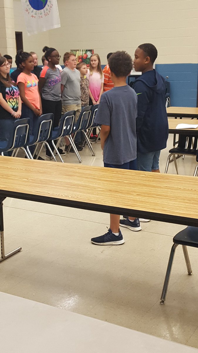 AmyJCox76's tweet photo. So proud of these two young men.  In the absence of a music teacher they led 75 students in the practice of our song for graduation.  Seeing the students step out of comfort zones and be leaders is so rewarding.  #SESBees https://t.co/EqeU7uNdi2