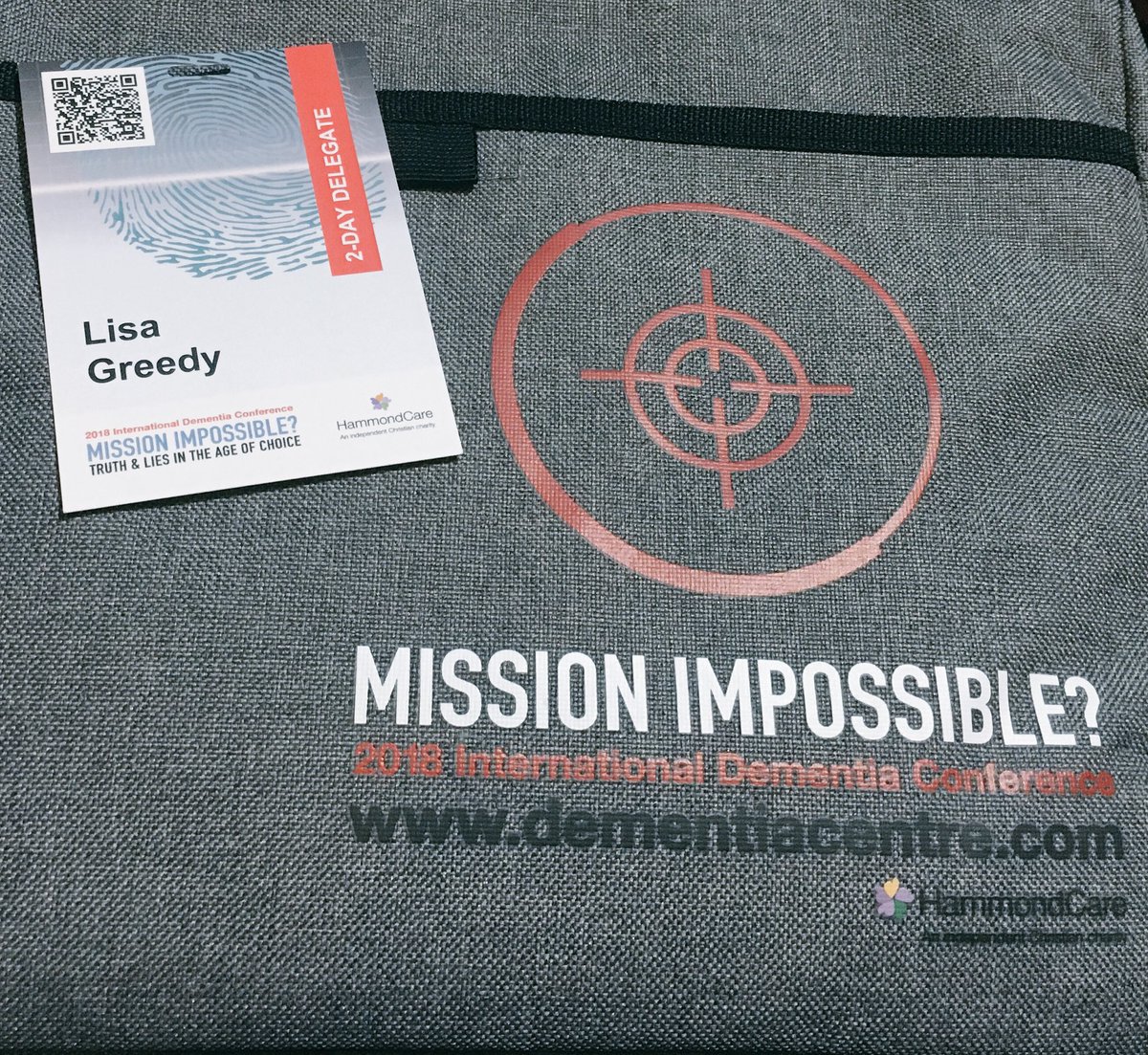 Conference ready!!🔍📝#internationaldementiaconference @HCMediaAU <a href="/Dementia_Centre/">Dementia Centre</a>