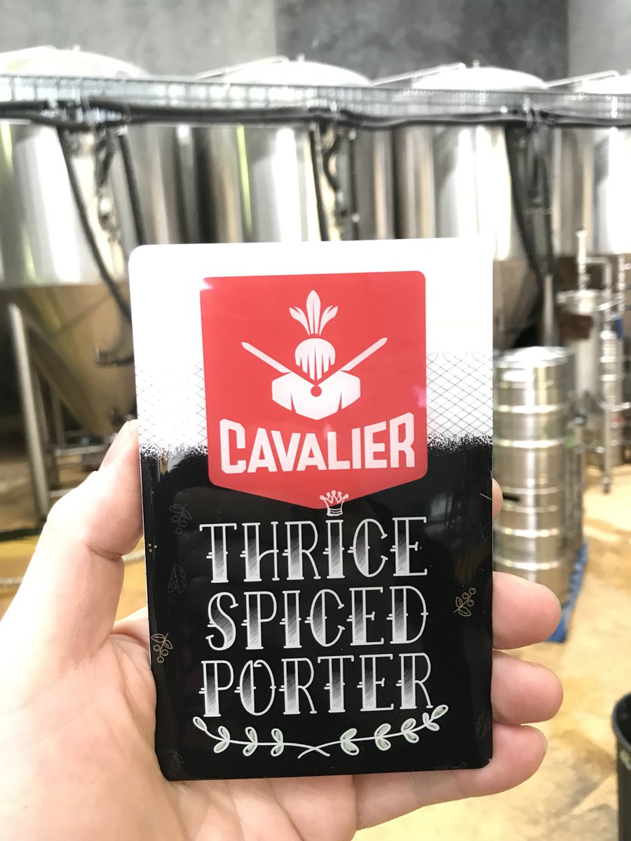 Final tasting of the Spiced Porter today before packaging tomorrow and she’s tasting damn tasty. Come be the first to try this latest release tomorrow night at @threecrownshotel fresh of the canning line and straight out of tank. Woop woop.