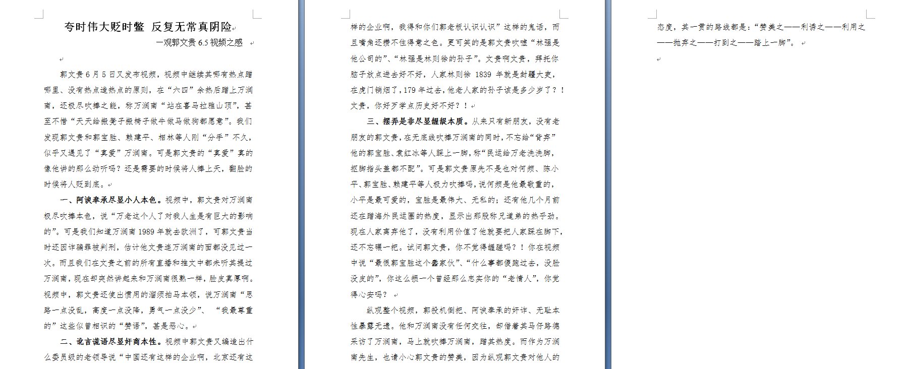 丽塔海华丝al Twitter 夸时伟大贬时鳖反复无常真阴险 观郭文贵6 5视频之感https T Co Itmac6rrta Twitter