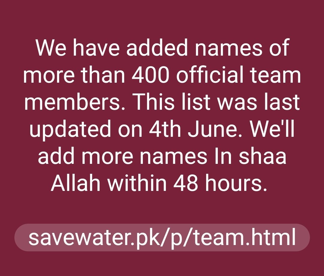 SaveWaterPk tweet picture