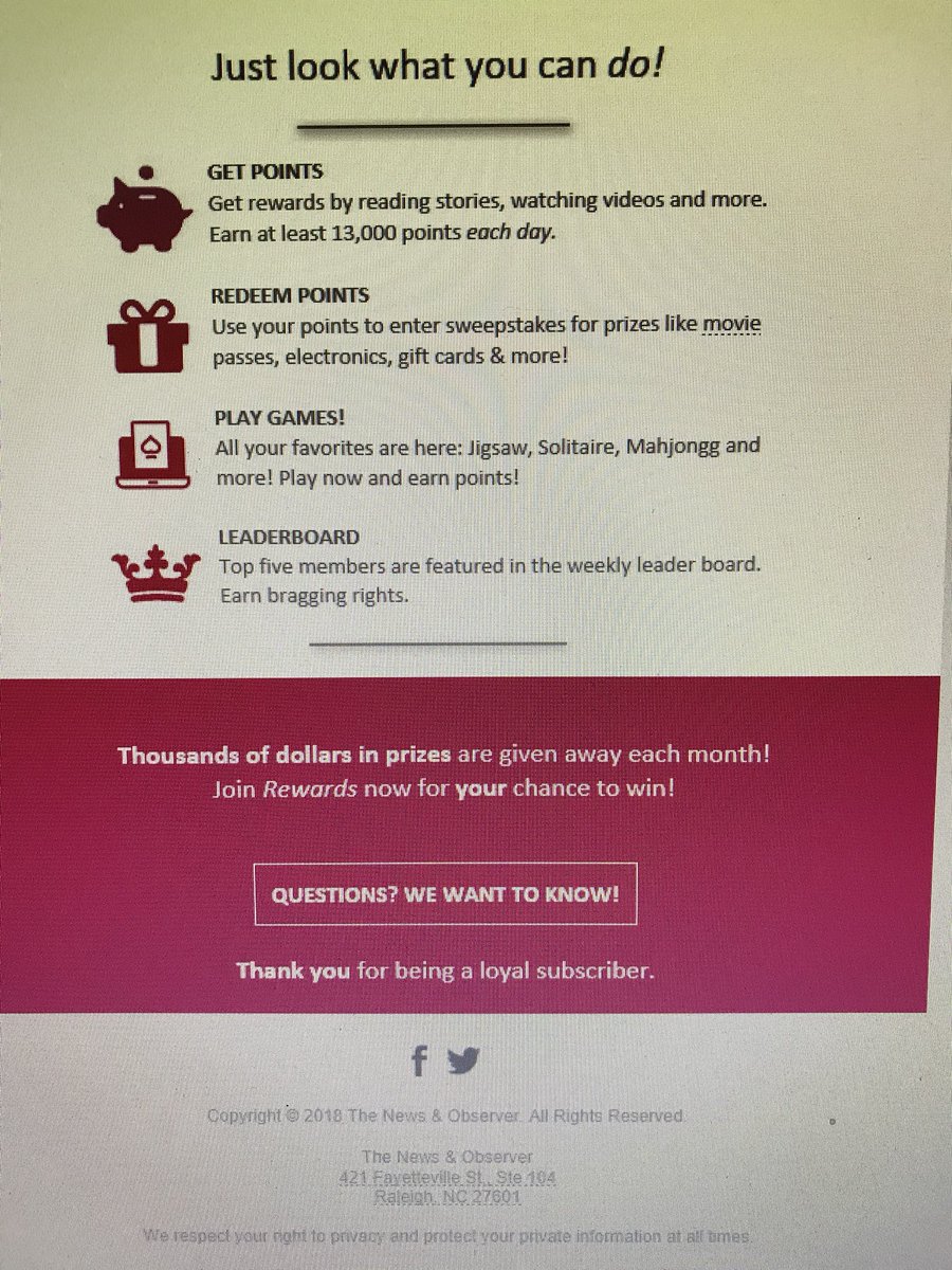 CountessesofUNC's tweet image. A friend sent me this...are you all aware that The N+O now has a rewards program? 😂😂 #GettingDesperate #SorryNotSorry #ShouldHaveApologized #UNCFans/AlumniDontForget