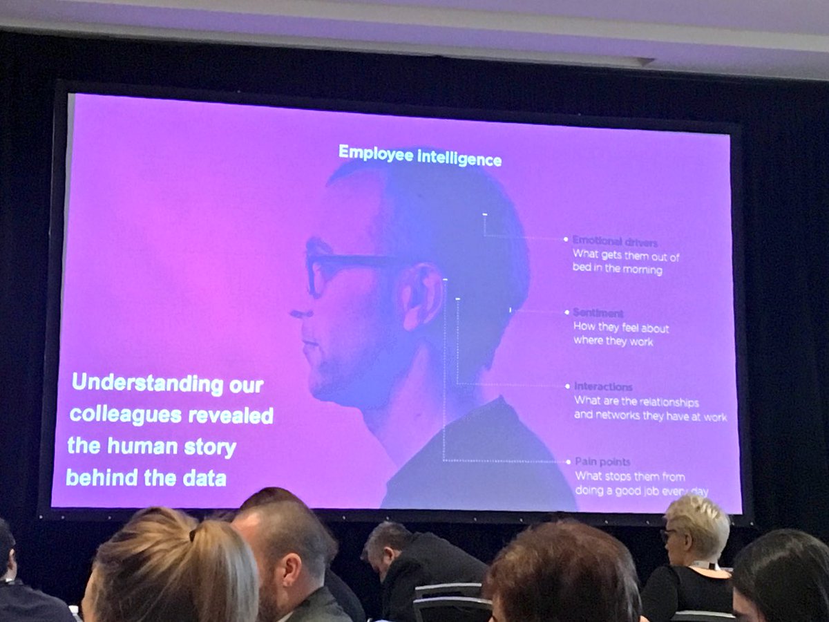 A key theme for the conference - The importance of understanding your people AND taking them on the journey with you, is the key to engagement with your end product #DEX2018