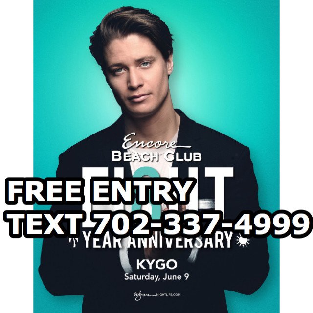 VIPatSurrender's tweet image. Encore Beach Club Saturday with #KYGO ⚠️for VIP guest list and bottle service text me 702-337-4999  #vegas