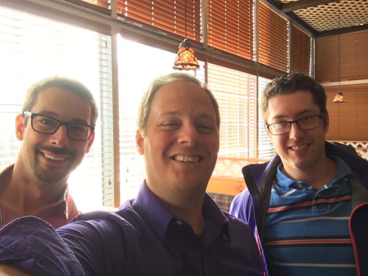 jeffreystrauss's tweet photo. Had a great time hanging out with two-thirds of the aspnet monsters crew the last couple days. We missed you, @CanadianJames.

#BakeryLife #PrairieDevCon https://t.co/215cuhtbDK