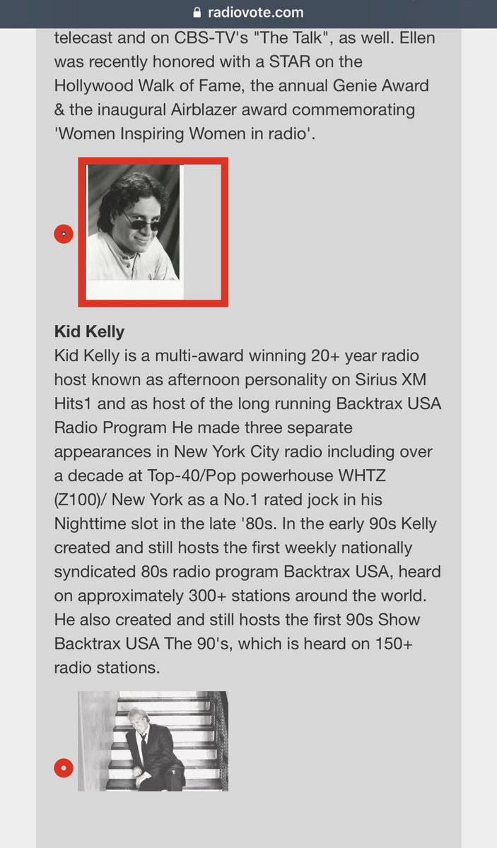 TommyHugh3s's tweet photo. @kidkelly Voted!! #WIN5000VOTEKID @kidkelly #RADIO @SIRIUSXM @SiriusXMHits1 @sternshow https://t.co/LDi6Y3OHCe