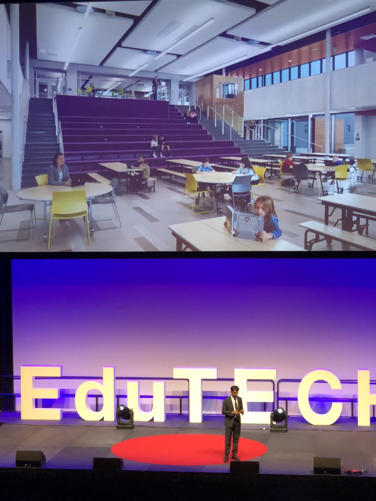 J0dieCameron's tweet photo. “Instead of focusing on learning we should be focusing on experiences, then learning becomes collateral damage of the experiences” #EduTECHAU @prakashnair https://t.co/FP4KAru4l3