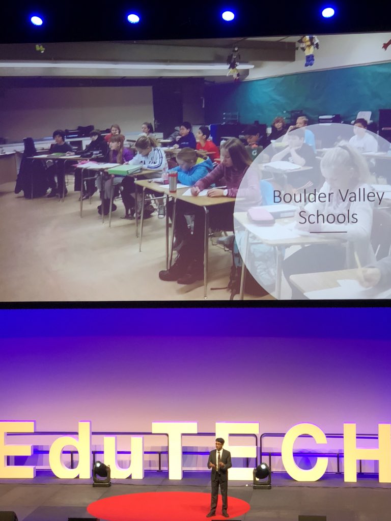 J0dieCameron's tweet photo. “Instead of focusing on learning we should be focusing on experiences, then learning becomes collateral damage of the experiences” #EduTECHAU @prakashnair https://t.co/FP4KAru4l3