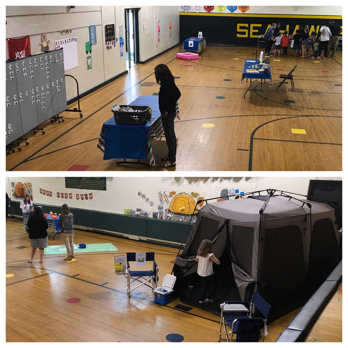 MrsStetsonsCrew's tweet photo. Sycamore Drive was turned into Camp Read-A-Lot tonight! The kids had a great time showing their literacy skills with fun, camping themed centers! @SycamoreECLC #SycamoreDrive #HazletProud https://t.co/cd7H0bl6sb