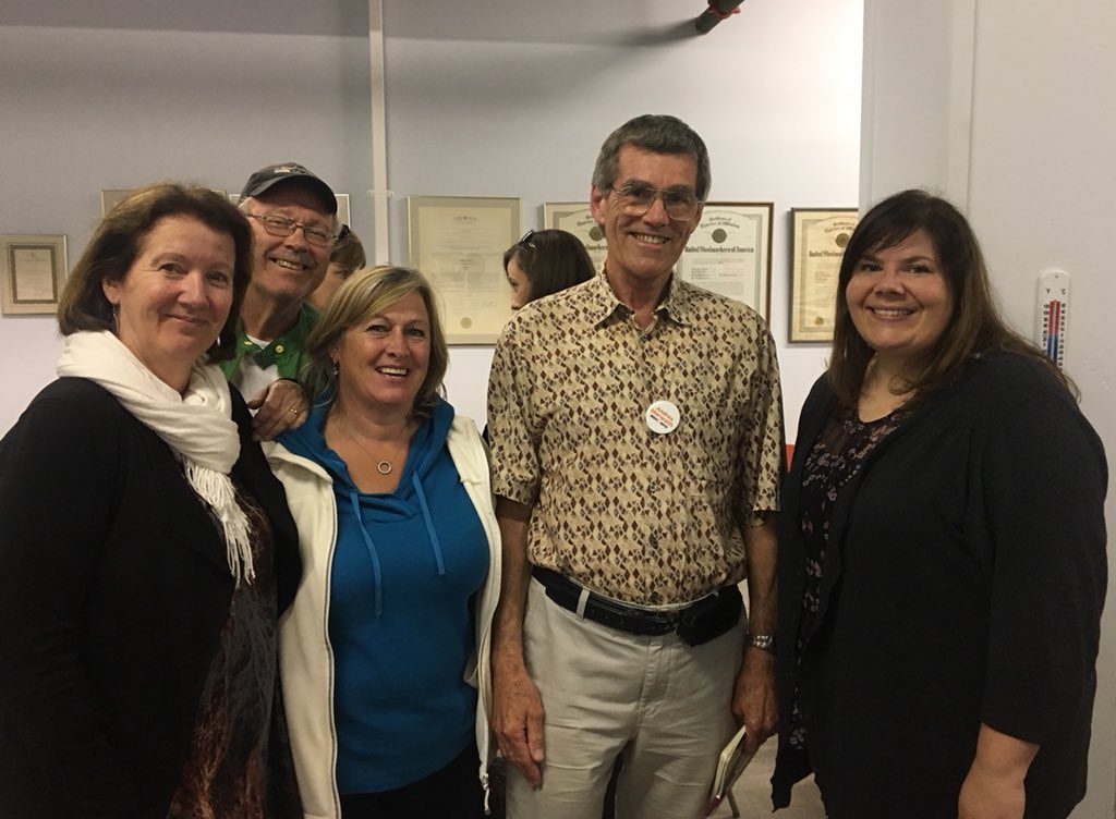 HpSecondary's tweet photo. @OntarioNDP Perth Wellington candidate Michael O’Brien speaking tonight at the Stratford Labour Council meeting #change4better 🧡@HPElemOECTA @HpSecondary https://t.co/9bKgLrjgJZ