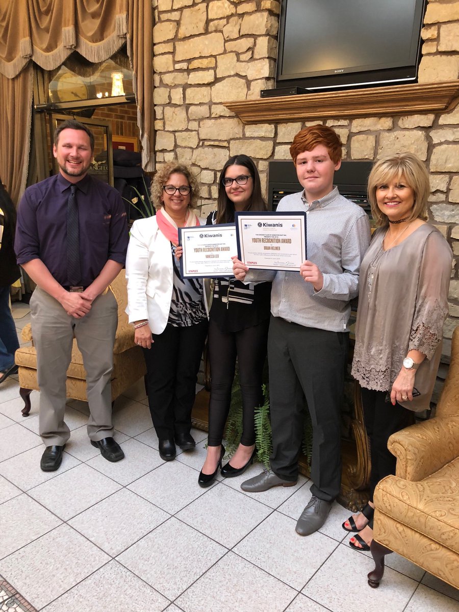 Congratulations to these 2 special students! #kiwanis #Awards2018 #hwdsbfos3