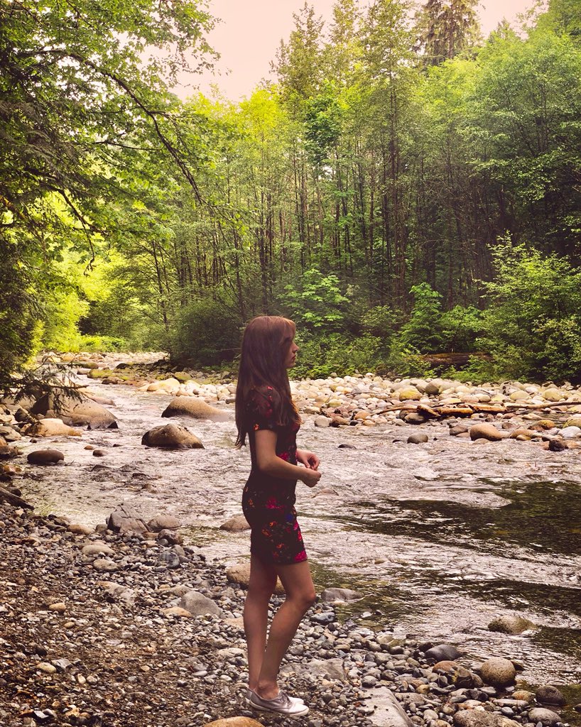 Communing with the muses before my final vocal recording for ‘Ruled’ this week 🎶✨ #IndieMusic #singersongwriter #vancouver