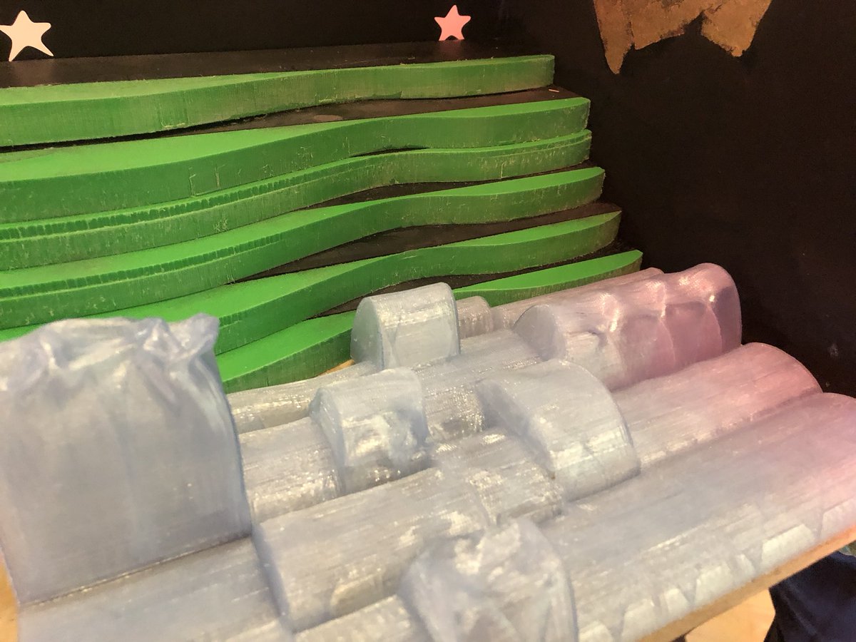 LTMakers's tweet photo. Elliot and Ryan’s final project! 3D carved, 3D printed, vinyl cut, and laser cut! #makered #ltmakers #learningbydoing @silhouetteam @Inventables @EpilogLaser https://t.co/ONYVePhS8b