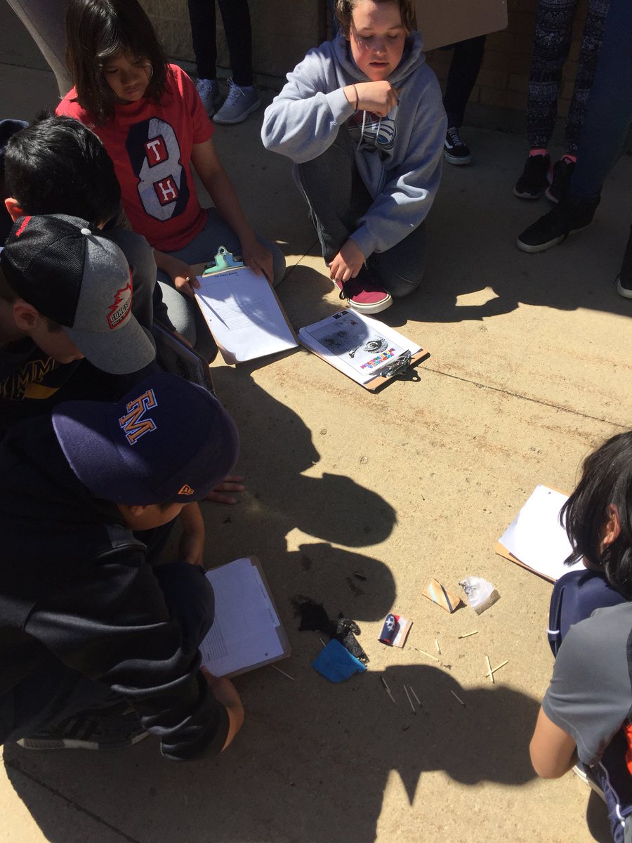 ms_ingram12's tweet photo. Grade 6’s looking at different tire treads &amp; how different fabrics react to flame #grade6fun #learnbydoing #beautifulday @JRoy65 @DrClarkSchool @FMPSD https://t.co/wE2Pn4tDt2