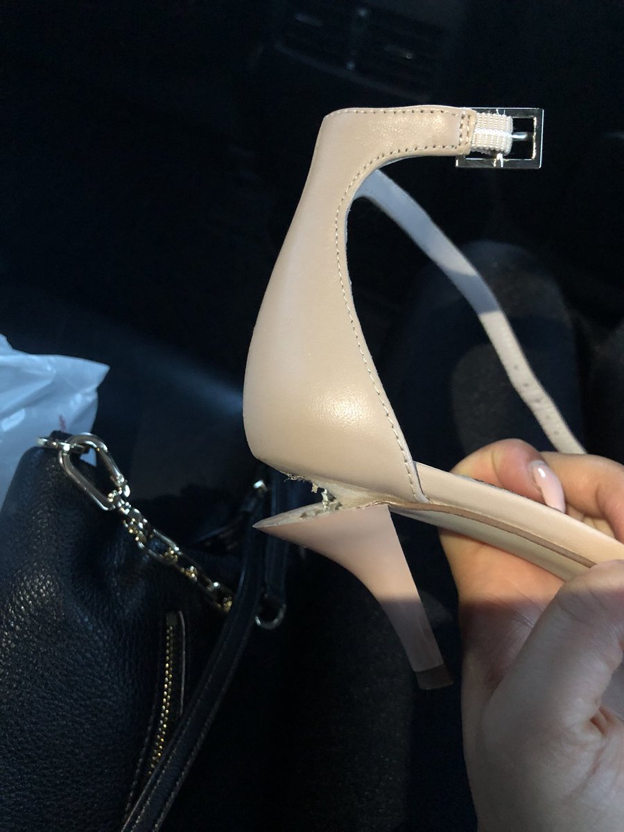 hkaur04's tweet photo. @NineWestCanada didn’t know wearing your shoes for 4 hours can do this much damage! Sacrificed 4 hours of work since I had no shoes, plus a twisted ankle. Wonderful. What’s my compensation? You’re store can’t even give a refund https://t.co/zqsUywIMeF