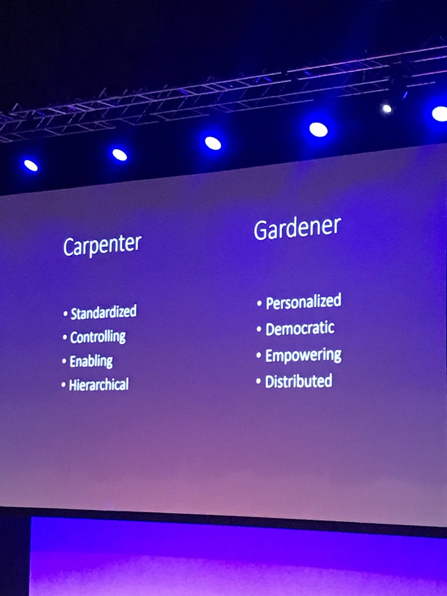 “No two brains are built the same. You can’t standardise the brain so why standardise the system?” <a href="/prakashnair/">Prakash Nair</a>  Will you be a Gardner or carpenter? #EduTECH_AU <a href="/EduTECH_AU/">EDUtech AU</a> <a href="/RoxannePicoaga/">Roxanne Picoaga</a> <a href="/sfungict/">Samson Fung</a> <a href="/emjaamedvi/">Em F</a> <a href="/mserafim1/">Maria Serafim</a> <a href="/misswillmington/">Clare Willmington</a>