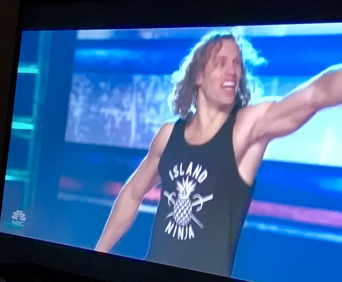 JacobElyachar's tweet photo. So proud of my friend @islandninja! He was outstanding tonight on @ninjawarrior! #AmericanNinjaWarrior #pineapplepack https://t.co/2nSvKjJMbo