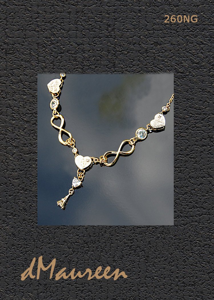 dMaureenVastine's tweet image. CZ Bridal Jewelry. Gold Necklace 260NG Honeymoon in Paris Gold Y-Necklace. Eiffel Tower Charm Hearts &amp;amp; Infinity links, Honeymoon Forever tuppu.net/58813ac4 #dMaureenVastine #Etsy #InfinityLink