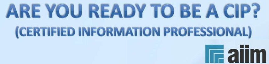 AIIMFL's tweet photo. Thinking about becoming an @AIIMIntl Certified Information Professional? Join @jessewilkins in a webinar on July 12 to learn more.
https://t.co/hIg1k2hDNu https://t.co/cj5DA7MJow