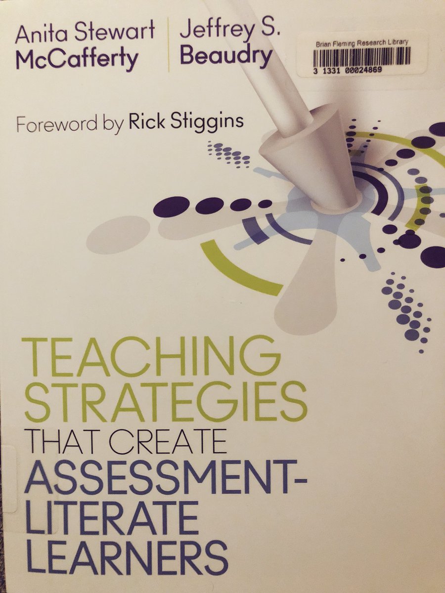 Loving this new resource from <a href="/BeaudryJeff/">JeffBeaudry</a> and <a href="/AnitaStewartMcC/">Dr. Anita Stewart McCafferty</a> Great to see a focus on the importance of assessment literacy ... both for students and educators. Well done!