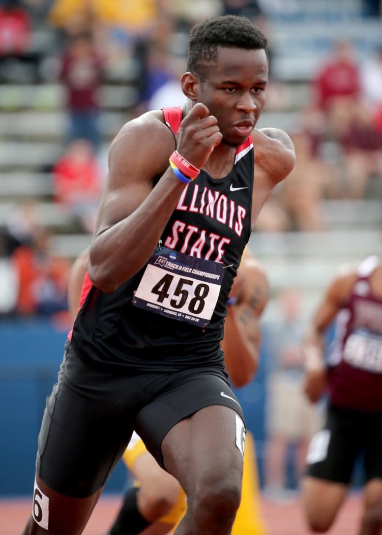 RedbirdTFXC's tweet photo. Men’s 400m Semifinals: Anderson Devonish clocks in at 46.45, finishing 21st. The 12-time MVC Champion and two-time NCAA qualifier ends his outstanding career as a Redbird. Thank you, Anderson, for helping to shape the ISU program into what it is today! #BackTheBirds #RedbirdProud https://t.co/SRizJwdn9u