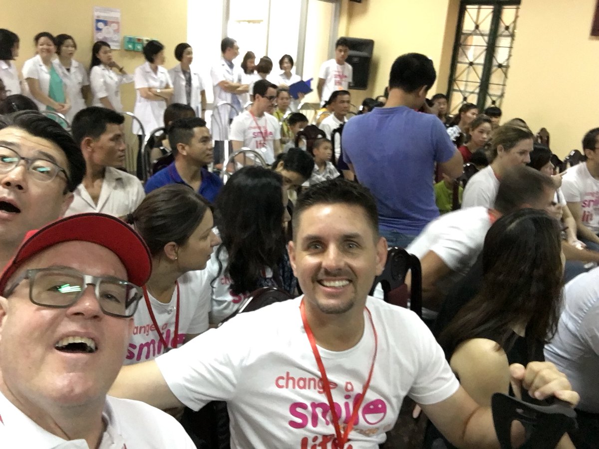 gavinfoxsmith's tweet photo. Really looking forward to our @operationsmile mission at Vietnam Cuba hospital. Hoping to change the life of 100 children and their families today @JNJMedDevices @Ethicon @DePuySynthes https://t.co/CKKTNL0LZx