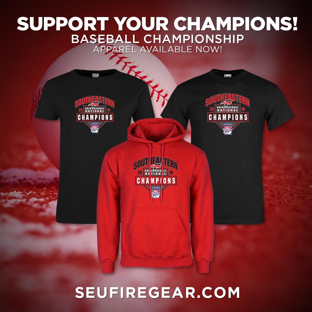 DrewWatsonAD's tweet image. Get your @SEUFireBaseball NAIA National Championship gear now! #FantheFire