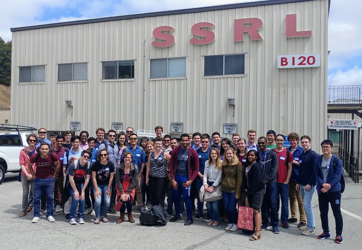 x_cborg's tweet photo. Very excited to kick off #CitrineNextGen today! Welcome class of 2018! Special thanks to @SLAClab for a great tour and @Stanford for hosting the @Citrine_io NextGen data bootcamp. https://t.co/HWhrMcCeMF
